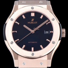 홍콩명품 [휴블렛] 남성용 클레식 퓨전 511.OX.1181.LR 데일리워치 심플하고 클래식한 타입!! 18k 로즈골드 케이스 블랙 다이얼 블랙 레더스트랩 오토매틱 무브먼트 HUB0243  