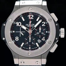 홍콩명품 [휴블렛] 남성용 빅뱅 스틸 44mm 블랙다이얼 HUB0404  