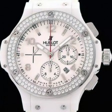 홍콩명품 [휴블렛] 남성용 빅뱅 에볼루션 다이아몬드 버젼 화이트다이얼 HUB4200  