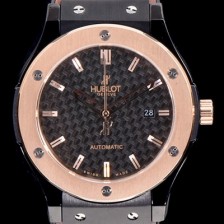 홍콩명품 [휴블렛] 남성용 클레식 퓨전 511.CO.1780.RX 18K 로즈골드 투톤콤비 케이스 블랙 텍스쳐드 다이얼 오토매틱 무브먼트 HUB0201  