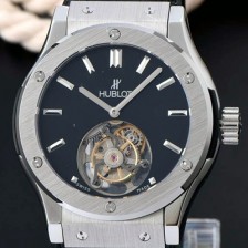 홍콩명품 [휴블렛] 남성용 솔로 뱅 투어빌론 블랙 다이얼/세라믹 베젤 hub1057  