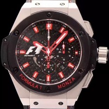 홍콩명품 [휴블렛] 남성용 빅뱅 킹파워 포뮬러 F1 48mm 버전 블랙다이얼 HUB0420  