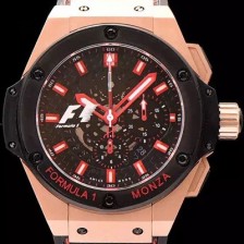 홍콩명품 [휴블렛] 남성용 빅뱅 킹파워 포뮬러 F1 48mm 버전 블랙다이얼 HUB0420  