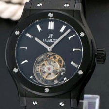 홍콩명품 [휴블렛] 남성용 솔로 뱅 투어빌론 블랙 다이얼/세라믹 베젤 HUB1051  