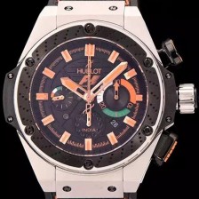 홍콩명품 [휴블렛] 남성용 빅뱅 킹파워 F1 48mm 버전 블랙 다이얼 오토매틱 무브먼트 HUB0451  