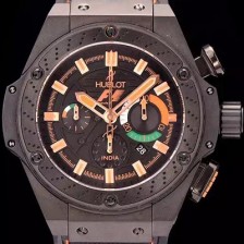 홍콩명품 [휴블렛] 남성용 빅뱅 킹파워 F1 48mm 버전 블랙 다이얼 오토매틱 무브먼트 HUB0455  