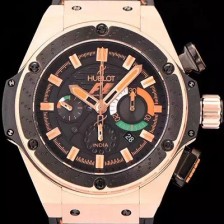 홍콩명품 [휴블렛] 남성용 빅뱅 킹파워 F1 48mm 버전 블랙 다이얼 오토매틱 무브먼트 HUB0450  