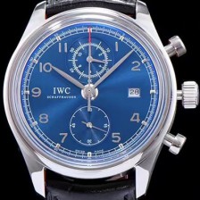 홍콩명품 [아이더블유씨] 남성용 포루투기즈 칼리버 IW390406 클래식 모델 크로노그래프 블루 다이얼 오토매틱 무브먼트 IWC0140  