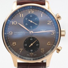 홍콩명품 [아이더블유씨] 남성용 포르투기즈 IW371482 오토매틱 무브먼트 브라운 다이얼 IWC0411  