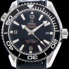 홍콩명품 [오메가] 남성용 뉴 신형-블랙 레더&우레탄 스트랩UP!! 씨마스터 플래닛 오션600M 코-액시얼 마스터 크로노미터 43.5MM 블랙 다이얼 오토매틱 무브먼트 OMG0112  