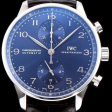 홍콩명품 [아이더블유씨] 남성용 포루투기즈 IW371491 크로노그래프 블루 다이얼 오토매틱 무브먼트 IWC0200  