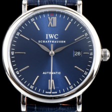 홍콩명품 [아이더블유씨] 남성용 포르토피노 IW356512 오토매틱 센트럴 해킹 세컨즈 블루 다이얼 오토매틱 무브먼트 IWC0134  
