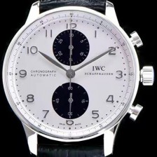 홍콩명품 [아이더블유씨] 남성용 포르투기즈 오토메틱 크로노그래프 화이트 다이얼 IWC4200  