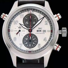 홍콩명품 [아이더블유씨] 남성용 파일럿 더블크로노 리미티드 에디션 화이트다이얼 IWC0420  