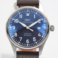 홍콩명품 [아이더블유씨] 남성용 파일럿 워치 마크 XVIII IW327004 어린왕자 에디션 센트럴 해킹 세컨즈 40mm 블루 다이얼 오토매틱 무브먼트 iwc4074  