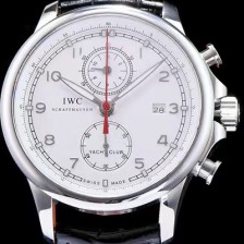 홍콩명품 [아이더블유씨] 남성용 요트클럽 화이트 다이얼 오토매틱 무브먼트 IWC0230  
