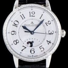 홍콩명품 [예거르꿀르뜨] 남성용 랑데부 나잇&데이 3468421 미디엄 레이디 워치!! 최상급 다이아몬드 세팅 문페이즈 화이트 기요셰 다이얼 오토매틱 무브먼트 JAG0400  