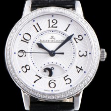 홍콩명품 [예거르꿀르뜨] 남성용 랑데부 나잇&데이 3468421 레이디 워치 최상급 다이아몬드 세팅 문페이즈 화이트 텍스쳐드 다이얼 오토매틱 무브먼트 JAG0413  
