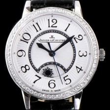 홍콩명품 [예거르꿀르뜨] 남성용 랑데부 나잇&데이 3442440 레이디 워치 최상급 다이아몬드 세팅 문페이즈 화이트 텍스쳐드 다이얼 오토매틱 무브먼트 JAG0421  