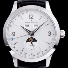 홍콩명품 [예거르꿀뜨르] 남성용 마스터 캘린더 1558420모델 씬 문페이즈 실버다이얼 아플리케 인덱스 Jag0093 오 JAG4201  