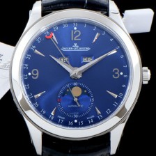 홍콩명품 [예거르꿀뜨르] 남성용 마스터 캘린더 1558420 씬 문페이즈 블루 썬더스트 다이얼 UP!! 수정형 Cal.866 타입 오토매틱 무브먼트 JAG0400  