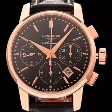 홍콩명품 [론진] 남성용 마스터 컬렉션 크로노그래프 오토매틱 블랙다이얼 LON0440  