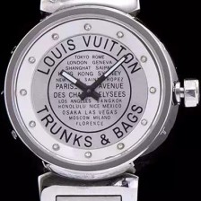 홍콩명품 [루이비통] 남성용 탕부르 화이트 다이얼 쿼츠 무브먼트 LOU4210  