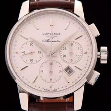 홍콩명품 [론진] 남성용 마스터 컬렉션 크로노그래프 오토매틱 화이트다이얼 LON0401  