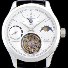 홍콩명품 [예거르쿨트르] 남성용 마스터 그랑 트래디션 5043480 1833퍼페추얼 화이트 다이얼 아시안 투어빌론 탑재 무브먼트 JAG0410  