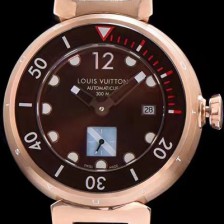 홍콩명품 [루이비통] 남성용 탕부르 브라운 다이얼 오토매틱 무브먼트 LOU4215  