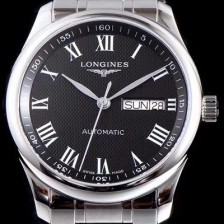 홍콩명품 [론진] 남성용 마스터 컬렉션 L2.755.4.51.6 LG사 데이트블랙 발리콘 다이얼 브레이슬릿 오토메틱 무브먼트 LON0410  