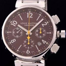 홍콩명품 [루이비통] 남성용 탕부르 Q11211 최신버전 업그레이드형 크로노그래프 브라운 다이얼 신형 ETA 7750 오토매틱 무브먼트 LOU4213  