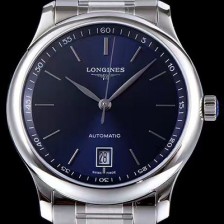 홍콩명품 [론진] 남성용 사이먼 베어커 워치!! 마스터 컬렉션 L2.793.4.92.0 라운드형 38.5MM 데이트 UP!! 선레이 블루 다이얼 브레이슬릿 오토매틱 무브먼트 LON0401  