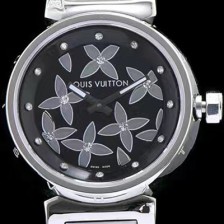 홍콩명품 [루이비통] 남성용 탕부르 블랙 다이얼 쿼츠 무브먼트 LOU4202  