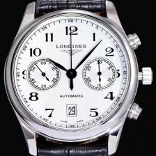 홍콩명품 [론진] 남성용 마스터 L2.669.4.78.6 컬렉션 화이트 다이얼 오토매틱 무브먼트 LON0410  
