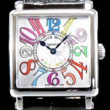 홍콩명품 [프랭크 뮬러] 남성용 마스터 스퀘어 6000 K SC DT COL DRM V D 레이디 워치 크레이지 아워 다이얼 스위스 오토매틱 무브먼 FRA4434  