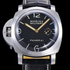 홍콩명품 [파네라이] 남성용 루미노르 마리나 시리즈 PAM00217 모델 블랙 다이얼 슈퍼루미노바 야광 인덱스 신형 ETA 6497-2 오토매틱 무브먼트 PAN1200  