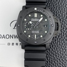 홍콩명품 [파네라이] 남성용 서브멀시브 마리나 밀리테어 카보테크 PAM00979 오토매틱 Cal.P9010 타입 47mm 카본제질 블랙 다이얼 pan5215  