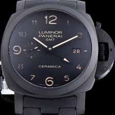 홍콩명품 [파네라이] 남성용 투토네로 루미노르 1950 GMT PAM00438 오토매틱 Cal. P 9001 무브먼트 블랙 다이얼 PAN0204  