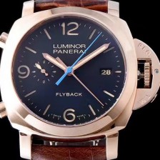 홍콩명품 [파네라이] 남성용 오피치네 파네라이 루미너 플라이백 44mm 블랙다이얼 PAN0240  