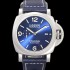 홍콩명품 [파네라이] 남성용 루미노르 마린나 70주년 한정판 PAM01117 44미리 오토매틱 Cal.P.9010 티타늄 케이스 블루 다이얼 pan5195  