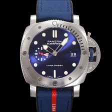 홍콩명품 [파네라이] 남성용 서브머시블 루나로사 PAM01391 오토매틱 Cal P. 900 타입 44mm 우레탄줄 블루 다이얼 pan5211  