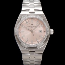 홍콩명품 [바쉐런 콘스탄틴] 여성용 오버시즈 4605V200A-B971 오토매틱 무브먼트 35mm 핑크 다이얼 vac1140  