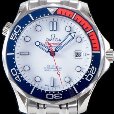홍콩명품 [오메가] 남성용 시마스터 212.32.41.20.04.001 VS사 다이버 300M 코-액시얼 41MM 커맨더즈 워치 화이트 다이얼 오리지날 동일 타입 1:1수제공정형 튜닝 오토매틱 무브먼트 OMG0523  