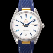 홍콩명품 [오메가] 남성용 씨마스터 220.12.41.21.02.004 아쿠아테라 150m 마스터 코-액시얼 라이더 컵 41mm 오토매틱 Cal.8900 타입 실버 다이얼 omg20239  