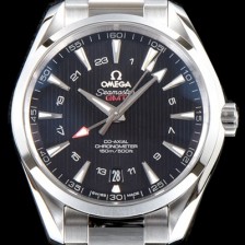 홍콩명품 [오메가] 남성용 시마스터 231.10.43.22.01.001 VS사 아쿠아 테라 150M 오메가 코-액시얼 크로노미터 지엠티 43MM 블랙 다이얼 브레이슬릿 오토매틱 무브먼트 OMG0540  