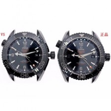 홍콩명품 [오메가] 남성용 2019버전 신상 UP!! 시마스터 215.92.46.22.01.001 “딥 블랙” 플래닛 오션600M 코-액시얼 마스터 크로노미터GMT 45.5MM 블랙 다이얼 오토매틱 무브먼트 OMG0531  