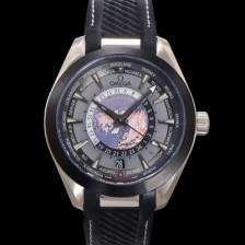 홍콩명품 [오메가] 남성용 씨마스터 220.92.43.22.99.001 아쿠아테라 150M GMT 월드타이머 43미리 오토매틱 Cal. 8938 타입 우레탄줄 그레이 다이얼 omg20244  