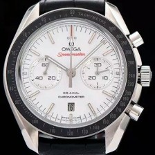 홍콩명품 [오메가] 남성용 스피드마스터 크로노그래프 화이트 다이얼 블랙베젤 OMG0150  
