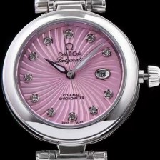 홍콩명품 [오메가] 여성용 드빌 핑크 다이얼 오토매틱 무브먼트 OMG0344  